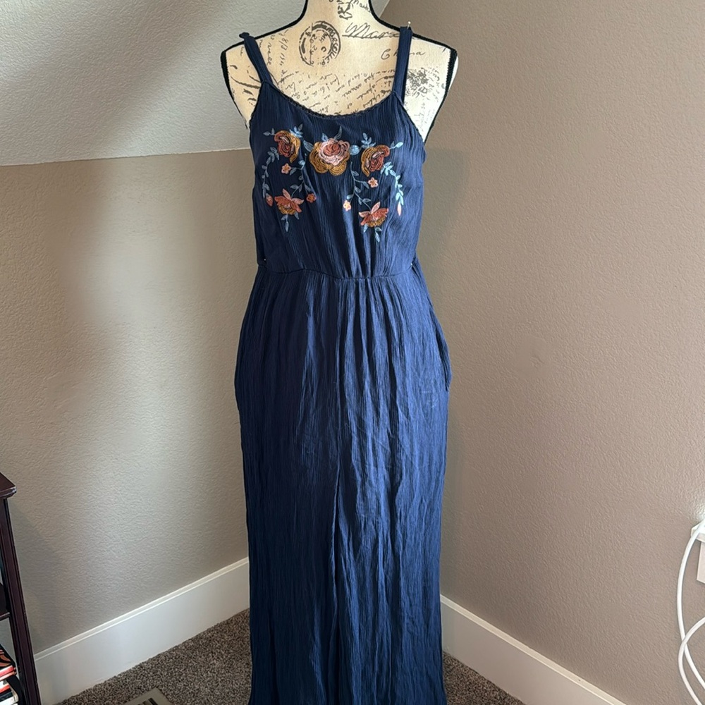 Knox Rose navy jumpsuit. Size M